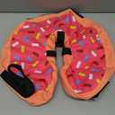 Supet Inflatable Dog Cone Collar for Large Medium Small Dogs, Soft Cone Collar for Dogs Cats, ECollar Doggie Neck Donut Dog Cone Alternative After Surgery (M(Neck 9"-12.5"))