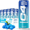 C4 Smart Energy Freedom Ice Energy Drink 12 FL. Oz. Can - 12 / Case EXP 06/2026