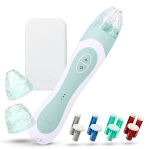 PMD Beauty Personal Microderm Elite Pro - At-Home Use, Facial Exfoliator Tool, Microdermabrasion Machine Kit for Face and Body Skincare (Sky)