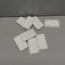 Xuhal Internal Vinyl End Caps PVC End Caps for Pocket Rail Vinyl Fence Post Caps Vinyl Fence Parts, Inner Clips Dimensions(8 Pcs,2 x 3.5 Inch, Inner 1.8" X 3.25")