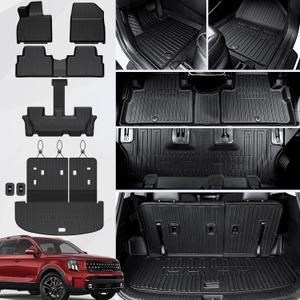 Floor Mats for Kia Telluride 2020-2025, with Cargo Mat