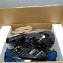 Headlights Assembly for 2013 2014 2015 Chevy Malibu 4-Door LT/LTZ fit 2016 Chevy Malibu Limited Headlamp with Factory Halogen 4 Door Sedan Chrome Housing Driver & Passenger Side(No Bulb)