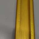 1 Pcs Wooden Floor Mirror Stand Anti Slip Base for Full Length Mirrors Stable Support Holder Bracket with Enlarged Non Slip Pads for Home Mirror Frames (9.8 x 2.3 x 1.5 Inches,Gold)