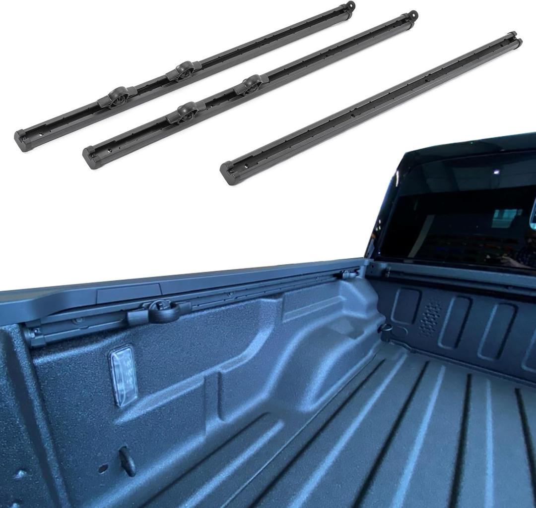 Trail Rail System for 2020 2021 2022 2023 2024 2025 Jeep Gladiator Tie Down Rails Replace# 82215956