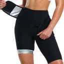 HOTSUIT Sauna Sweat Shorts for Women High Waisted Sauna Legging Pants Slimming Compression Body Shaper (XX-Large)