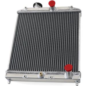 TSMINDUSTR 4 Row Aluminum Radiator Compatible with 1992-2000 Honda Civic EJ EK/Del EG/Integtra Sol DB 1993 1994 1995 1996 1997 1998 1999 Radiators
