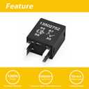 4 Pcs 1R1056, 89057694, D1758C, R3115, AR176, 56-1966, 56-2308, 83A1003 Multi Purpose Relay 1.2L 1.4L 1.6L Compatible with Chevy Aveo Aveo5 Spark 2004-2008 2013 2016-2017, 12V 35A 4 Pins