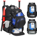 RAINSMORE Baseball Bag for Youth & Adult Lightweight Softball Bat Bag with Shoe Compartment, External Helmet Holder and Fence Hook Waterproof Baseball Backpack Hold T-Ball, Bat and Softball Equipment, Loose Threads By Zipper, Slightly Dirty