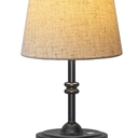 2 Beige Lamps,  Small Cordless Lamp, Battery Operated Table lamp Dimmable, 4000mAh Rechargeable, Touch Bedside Lamp with Beige Linen Shade