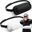 Cozypower 2 Pcs Football Hand Warmers Pouch Hand Muff Sports Pouch with Zipped Pocket and Adjustable Waist Strap Youth Kids Size Sports Warmer for Football, Baseball