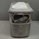 Frigidaire Countertop Crunchy Chewable Nugget Ice Maker, Compact, 33lbs per Day, Metallic Finish