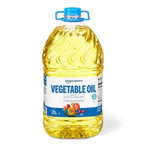 Amazon Grocery, Vegetable Oil, 128 Fl Oz (EXP 09/06/26)