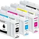 T694 Ink Cartridges Remanufactured T6941 T6942 T6943 T6944 T6945, 700ML