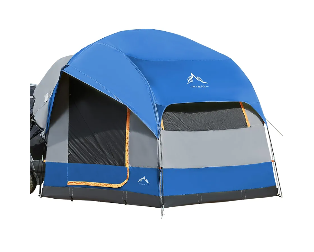 SUV Tent for Camping, Waterproof PU3000mm Spacious Double Layer Design for 5-8 Person, Includes Rainfly and Storage Bag, 8FT L x 8FT W x 7.2FT H