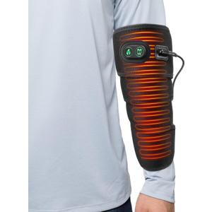 Elbow Heated Pad Wrap for Multiple Body Areas, Flexible Electric Heating Pads for Elbow Arm Wrist Ankle Leg Knee, Fast Heating Body Wrap Heated Brace with 4 Heat Settings, 3 Timing Settings Black