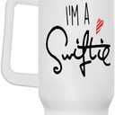 Music Lover Gifts for Women Wife Girls Friends Sister, Singer Fans Merch Gifts, Christmas Birthday Gifts for Her,40 oz Tumbler with Handle Straw