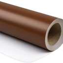 RUSPEPA Chocolate Brown Wrapping Paper Solid Color - Mini Roll - for Christmas, Wedding, Birthday, Shower, Congrats, and Holiday - 17 Inches X 32.8 Feet