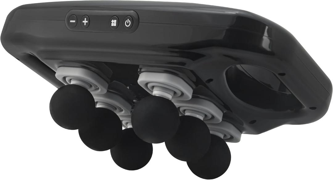 Elitzia Massage Gun Deep Tissue 6 Head Electric Massagers for Back Neck & Leg Soreness Relief 20 Speed Adjustments Quiet & Powerful USB Charging Muscle Massage Gun Gifts for Men ETD366