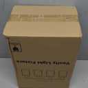 Indoi 4-Light Bathroom Light Fixtures, Matte Black Modern Vanity Lights with Clear Glass Shades, Bathroom Wall Lamp for Mirror Living Room Cabinet Bedroom Porch