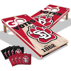 YouTheFan NCAA 2 x 4 Professional Wood Cornhole Game with Logo Bags