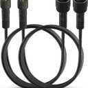 YEEGO DIRECT 4 Pin Auto Rock Lights Extension Wire, 10FT RGB Cable Cord Multi Color for Underglow Rock Light Kits Wheel Lights Headlight Fog Light Extension Wire 2 pcs