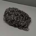 Wiginway Lace Front Wigs Short Grey-white Curly Wig Color Naturally Synthetic Heat Resistant