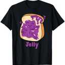 Peanut Butter & Jelly Matching Couple Halloween Best Friends T-Shirt, Size 6X