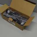 Bathroom Sink Drain with Overflow, Universal Bathroom Sink Stopper for Bathroom Vanity Vessel Sink, Rapid Draining Plastic Pop-up Sink Drain with Hair Catcher Anti-Clog Strainer, 2 Pack, Matte Black