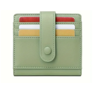 Credit Card Holder Slim Bag Quick Access Pull Tab Portable Mini Stacked Bill Wallet Credential Cover(D) (10.5CM)