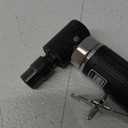 BAIWEN 1/4" Right Angle Air Die Grinder - 90 Degree Heavy Duty 20,000 RPM Compressed Sander Polisher Tool for Contour Grinding, Polishing, Milling, Cutting (Black Die Grinder Set)