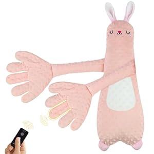 Joyfubabe Baby Soothers Toys, Cute Animal Plush Stuffed Doll Toy for Girls Boys, Plush Figure Soothing Toys for Home and Travel (001)