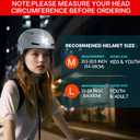 DKONI Bike Helmet with LED Lights Bicycle Helmets Commuter Cycling Helmet USB Rechargeable Front & Back LED Light Helmet for Adult Men Women, Large