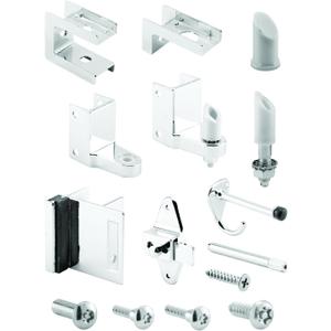 Sentry Supply 656-8453-T Door Kit, 1 In. Door and 1-1/4 In. Pilaster, Zamak, Chrome Plated (1 Kit)