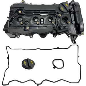 Engine Valve Cover with Gasket PCV Valve Compatible with Honda Accord 2013-2017, CRV 2015-2019, L4 2.4L Gas, Replace # 12310-RDF-A01, 12310-5A2-A01