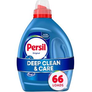 Persil Original Everyday Clean Liquid Laundry Detergent, 50 Fl Oz, 66 Loads, Ultra Concentrated, Deep Clean & Care for Colors & Whites, Laundry Soap for All Water Temperatures, HE Safe
