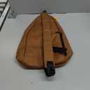 Carhartt Durable Sling Bag, Crossbody Backpack with Side Release Buckle, Tablet Sleeve and Adjustable Strap, Carhartt Brown