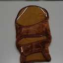 Malier Dog Winter Coat, Reversible Fleece Dog Cold Weather Coats, Windproof Warm Snow Puppy Jacket Vest Pet Clothes for Small Medium Large Dogs (Brown, Large)