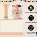 3 x Happy 75th Birthday Card, Funny Road to 75 Year Old Birthday Card Decorations Gifts for Men Women, Grandma Grandpa (Crimson)