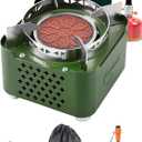 Indwell Infrared Propane Camping Stove - CSA Certified Portable Gas Stove with 23inch Extended Hose & Piezo Ignition, Windproof Single Burner for Backpacking, Hiking, Fishing & Emergency Preparedness