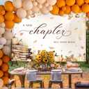 6x3.6ft Fall Book Themed Baby Shower Backdrop A New Chapter Will Soon Begin Decor Friendsgiving Maple Leaves Pumpkin Party Photo Studio Booth Background