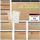 Large Teacher Desk Calendar 2026-2027 Monthly Office Desktop Calendar 18 Month January 2026-June 2027 With Holiday Desk Planner Stickers 1711 Inches for Classroom Home