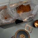 COPPER-BAR Moscow Mule Copper Mugs - Unique HANDCRAFTED Gift Set of 2, Hammered by Artisan, 100% Pure Solid Copper Cups 16oz for Drinking Water & Cocktails, Include 13 Pcs accessories & Special Opener