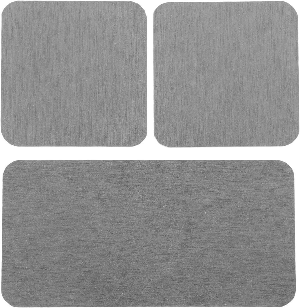 Luxshiny 3 Pcs Water Absorbent Diatomite Coasters Dish Bathroom Trays Water Absorbing Stone Tray for Hand Plants Toiletries