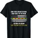 Vietnam Vet Vietnam Veteran Grandpa Retired Veteran T-Shirt, XL