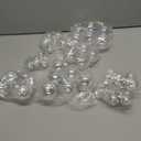 48 Pcs Iridescent Christmas Ornaments, 4 Sizes, DIY Fillable Iridescent Christmas Balls for Tree, Wedding, Party, New Year