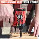 TMEDW 2 Pack Magnetic Bit Holder for Milwaukee M12 GEN3, Magnetic Tool Holder with Two Screws