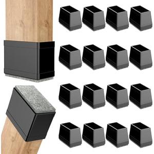 Rectangle Chair Leg Protectors for Hardwood Floors,9 PCS Silicone Covers to Protect Wood Tile Floors Felt Pads Furniture Leg Caps Reduce Noise. Easy to Move. (Black, 1 x 2.5 Inch,Rectangular). Rectangle Chair Leg Protectors for Hardwood Floors,9 PCS Silicone Covers to Protect Wood Tile Floors Felt Pads Furniture Leg Caps Reduce Noise. Easy to Move. (Black, 1 x 2.5 Inch,Rectangular).