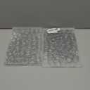 KINGFOREST 200-Pack Split Key Rings (1 Inch/25mm) - Silver Nickel Metal Keychain Rings for Keys, DIY Crafts, Bags & Accessories - Durable Bulk Keyring Hardware with Smooth Edges, Pack Of 2