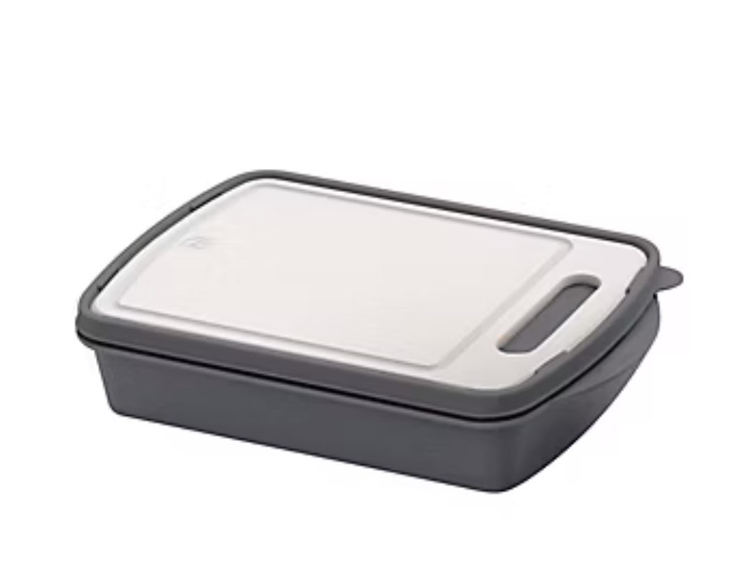Berkley Jensen Prep and Slice Food Storage Container and Cutting Board