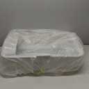 Extra Large Stainless Steel Litter Box with Lid, High Sides Enclosed Cat Litter Box for Big Cats & High Peeing, Anti-Leak & Odor Control Metal Litter Pan, Easy Clean Non-Stick Kitty Litter Box (6"Deep Light Grey (1 Pack))